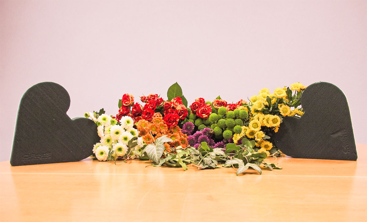 PPT Bürofloristik Blumenbouquet Herzen Valentinstag